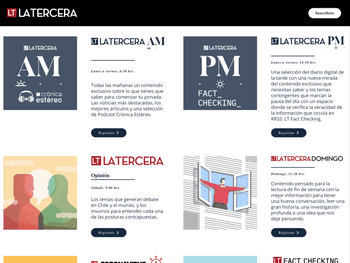 La Tercera Newsletters